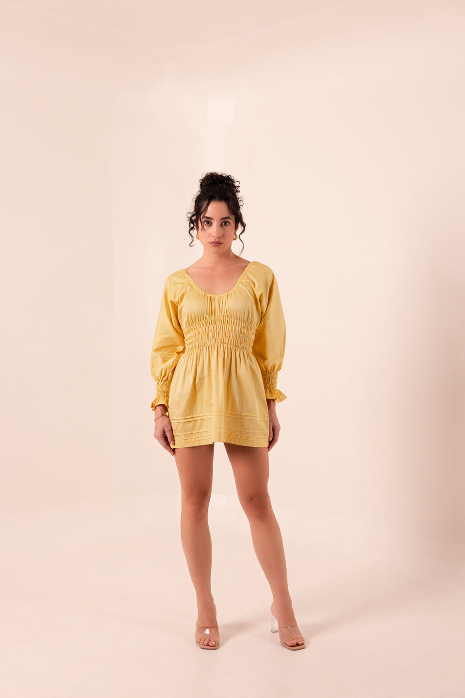 SUN YELLOW MINI DRESS