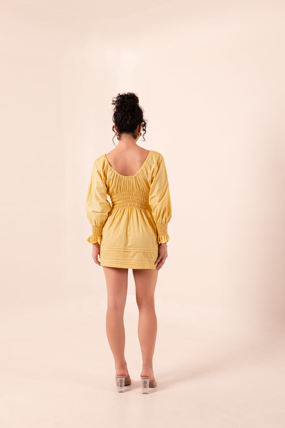 SUN YELLOW MINI DRESS